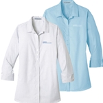 RFC141<br>Ladies Micro Tattersall Easy Care Shirt