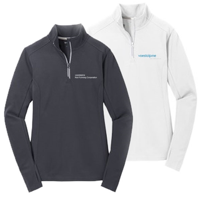 RFC120<br>Ladies sport-wick Textured 1/4 Zip Pullover