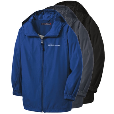 RFC129<br>Men's Hooded Raglan Wind Jacket