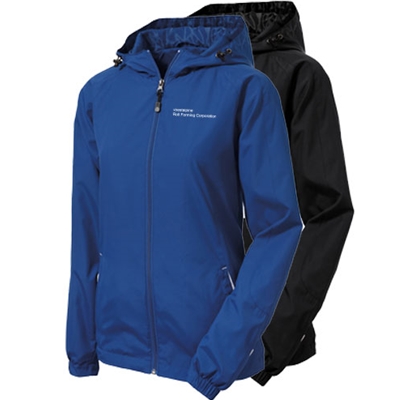 RFC130<br>Ladies Colorblock Hooded Raglan Wind Jacket