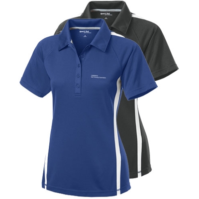 RFC139<br>Ladies PosiCharge Micro Mesh Colorblock Polo