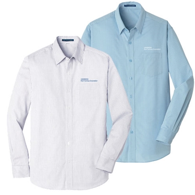RFC140<br>Men's Micro Tattersall Easy Care Shirt
