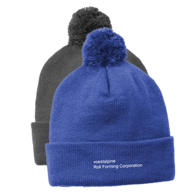 RFC144<br>Solid Pom Pom Knit Beanie