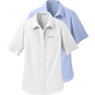 RFC159<br>Ladies Short Sleeve SuperPro Oxford Shirt